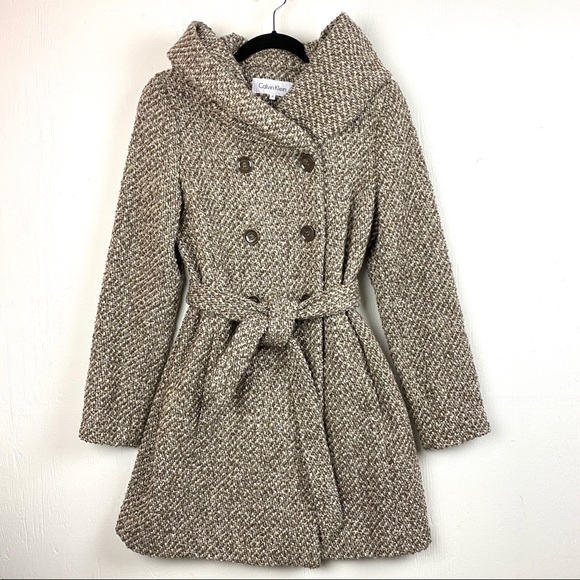 Calvin Klein Tweed Hooded 